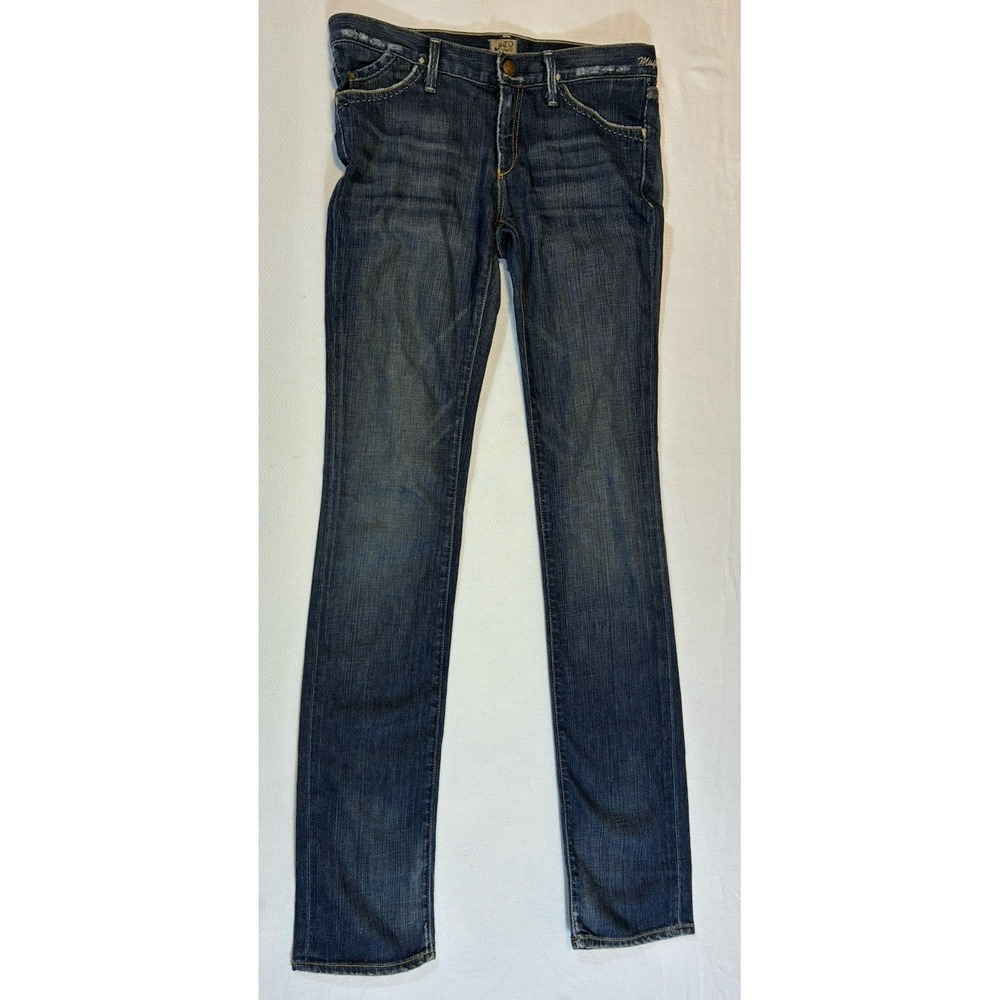 GoldSign Misfit Women's 27 Slim Bootcut Jeans Dark Wash Denim Made in USA‎